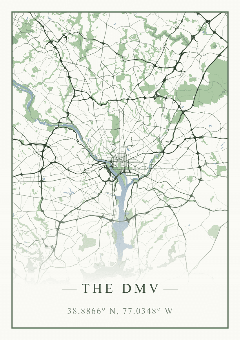 DMV Area Map